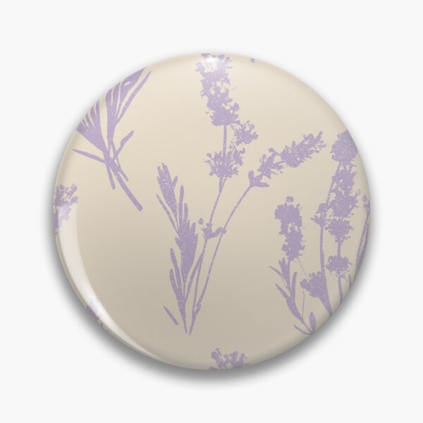 Item preview, Botanical Lavender Silhouette Pattern Satin Linen and Wisteria Purple designed and sold by NoemiMarozsan.