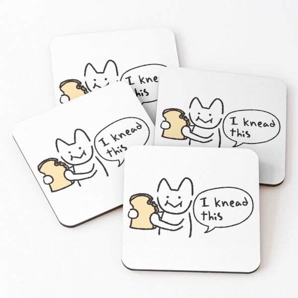 Item preview, I Knead This Cat Illustration – Funny Bread Pun Cat Art, Cute Baking Cat designed and sold by lazydayz16.