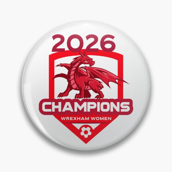 Item preview, Wrexham Women Football Champions of Wales 2026 designed and sold by T4U Exclusive Designs.