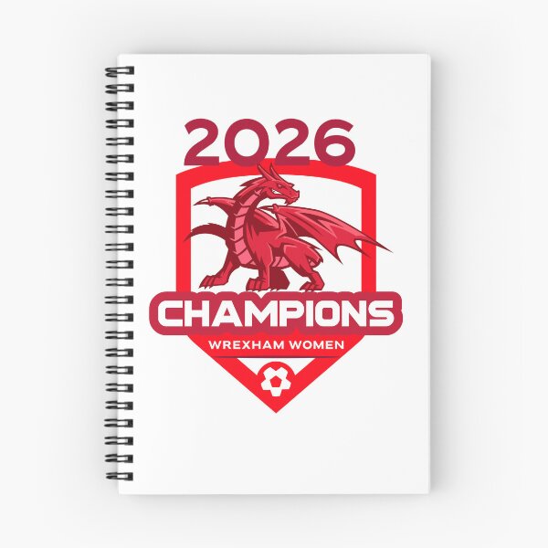 Item preview, Wrexham Women Football Champions of Wales 2026 designed and sold by T4U Exclusive Designs.