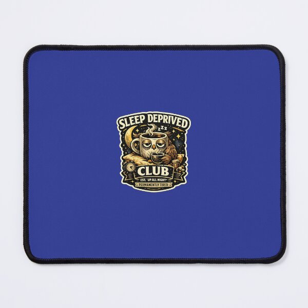 Item preview, Sleep Deprived Club Sticker designed and sold by VibeCraft-Studio.