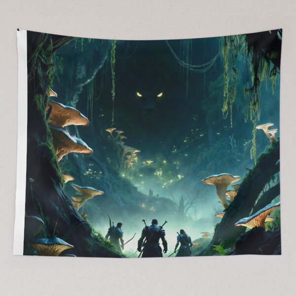 Item preview, Eyes in the Darkness - Dark Fantasy RPG Art concept designed and sold by Delerat7.
