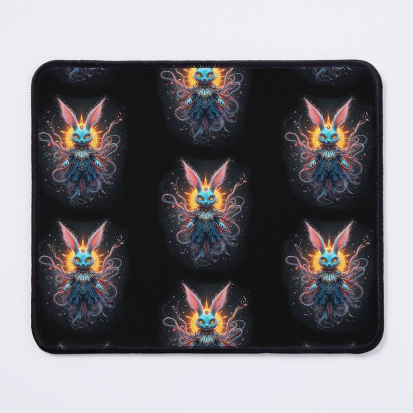 Item preview, Neo-Easter: Azure blue avatar in golden flame (second version) designed and sold by KunstGeist.