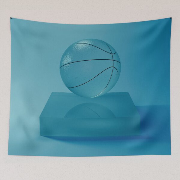 Item preview, Abstract Blue Glass Basketball 3D Blender Render designed and sold by CMYK-Glass.