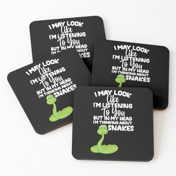 Item preview, I May Look Like I'm Listening To You But In My Head I'm Thinking About Snakes  designed and sold by GabbyKash.