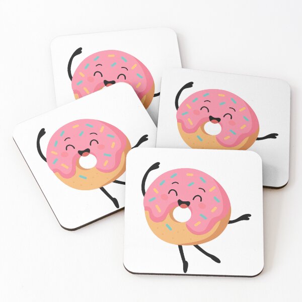 Item preview, Dancing Donut Fun Cute Design designed and sold by gluxdesing.