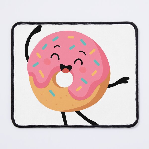 Item preview, Dancing Donut Fun Cute Design designed and sold by gluxdesing.
