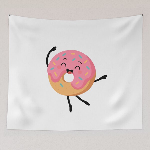 Item preview, Dancing Donut Fun Cute Design designed and sold by gluxdesing.