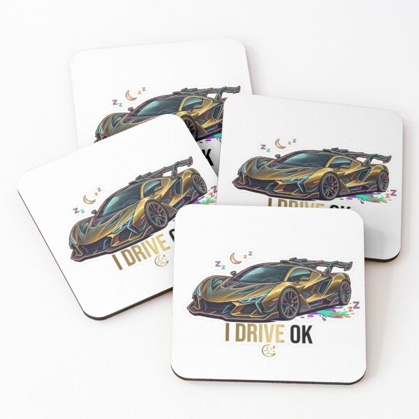 Item preview, Cyber Speed: The "I Drive OK" Hypercar Sticker designed and sold by LaKevinDante.