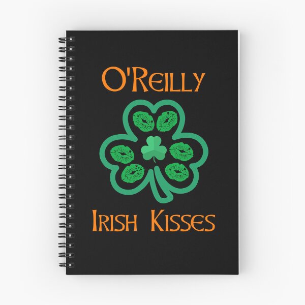 Item preview, O'Reilly Irish Kisses Clover Shamrocks Lips designed and sold by IrishPOD.