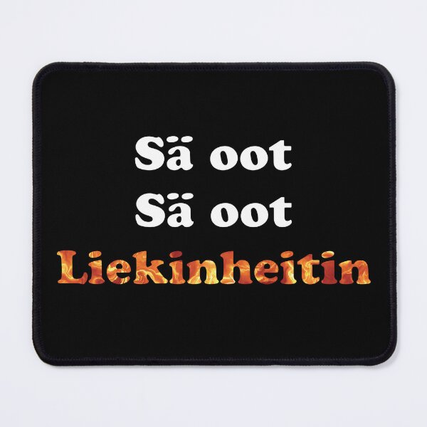 Item preview, Sä oot, Sä oot, Liekinheitin - Linda Lampenius & Pete Parkkonen - Finland - Eurovision Song Contest 2026 Finland - United By Music - ESC2026 ESC26 UMK Linda & Pete - Lyric design designed and sold by Vision-Tees.