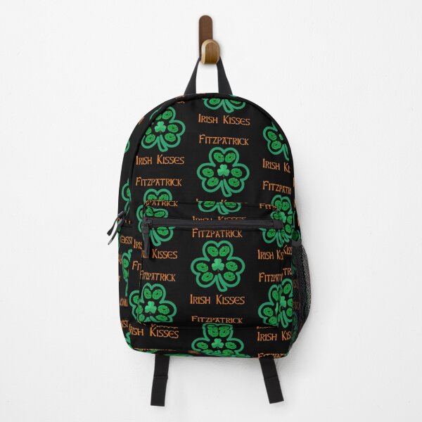 Item preview, Fitzpatrick Irish Kisses Clover Shamrocks Lips designed and sold by IrishPOD.