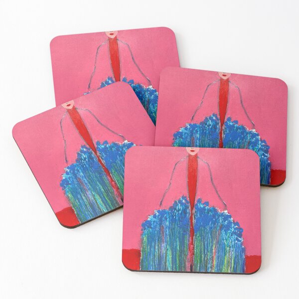 Item preview, Pink Field Figure designed and sold by Gela Mikava.