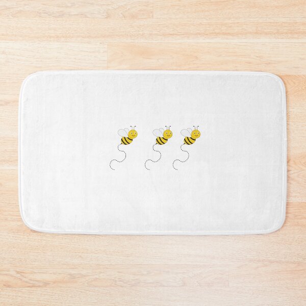 Item preview, Three Cute Bees Happy Nature Design designed and sold by gluxdesing.
