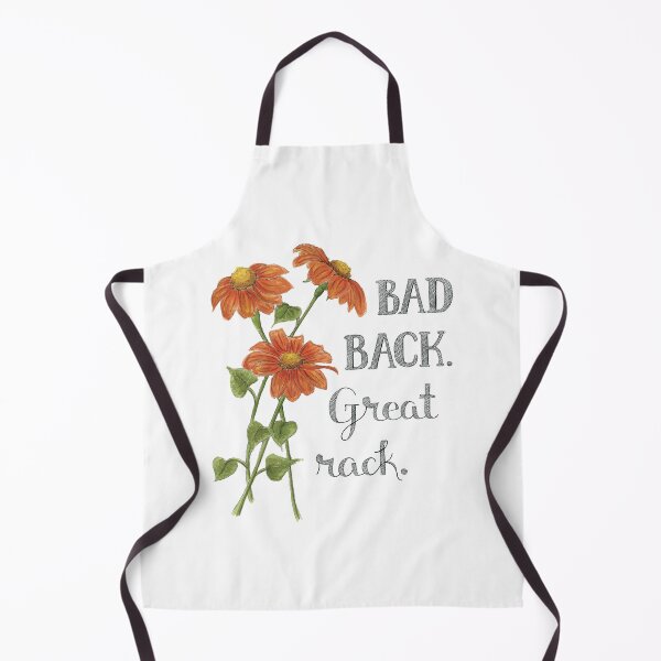 Item preview, Bad Back Great Rack Orange Flowers designed and sold by NaughtyFlorals.