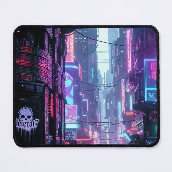 Item preview, Neon Streets - Cyberpunk Sci Fi Art concept designed and sold by Delerat7.