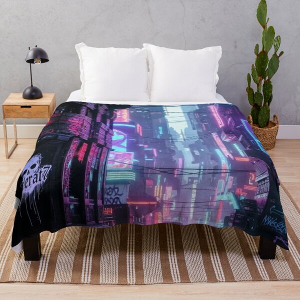 Item preview, Neon Streets - Cyberpunk Sci Fi Art concept designed and sold by Delerat7.