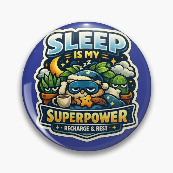 Item preview, Sticker Sleep is My Superpower designed and sold by VibeCraft-Studio.