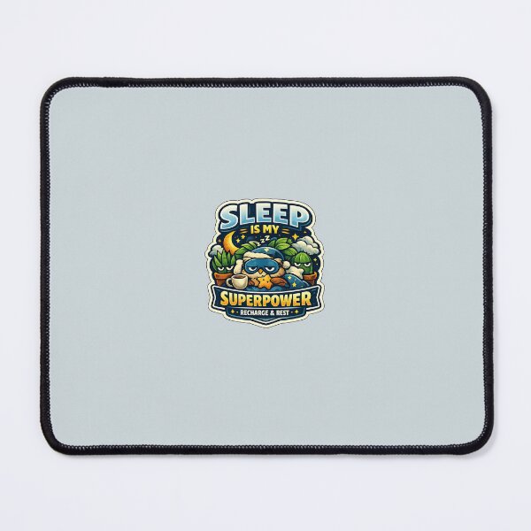 Item preview, Sticker Sleep is My Superpower designed and sold by VibeCraft-Studio.