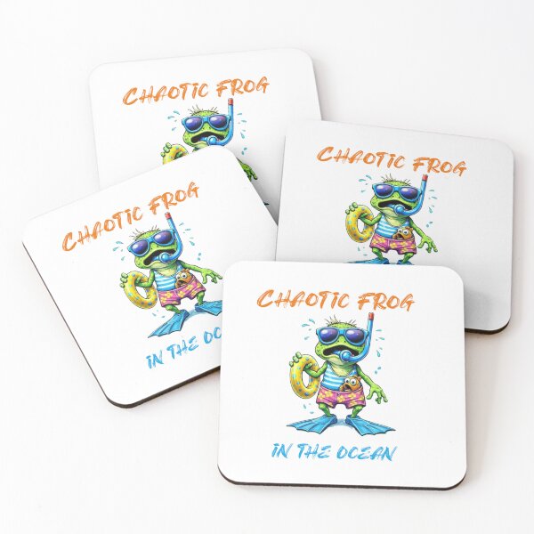 Item preview, Chaotic Frog in the Ocean designed and sold by Dinaelsherkawy.