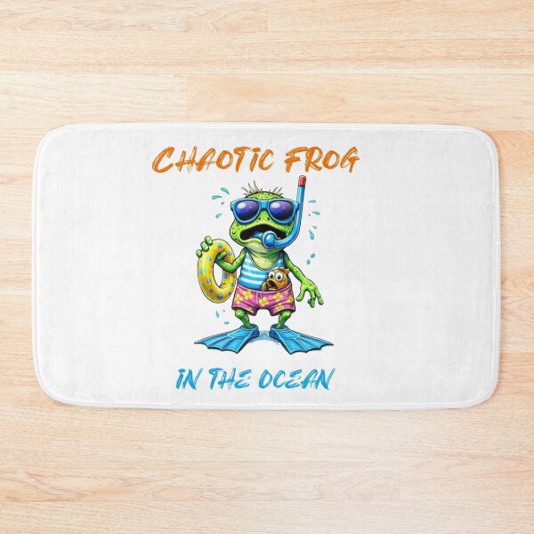 Item preview, Chaotic Frog in the Ocean designed and sold by Dinaelsherkawy.