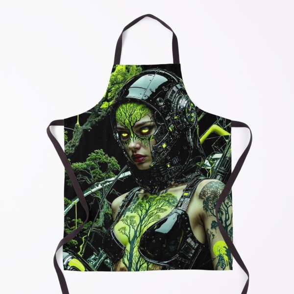 Item preview, Bio Tech Druidess - Cyberpunk Sci Fi Art concept designed and sold by Delerat7.
