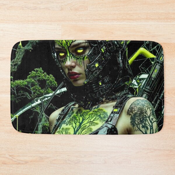 Item preview, Bio Tech Druidess - Cyberpunk Sci Fi Art concept designed and sold by Delerat7.