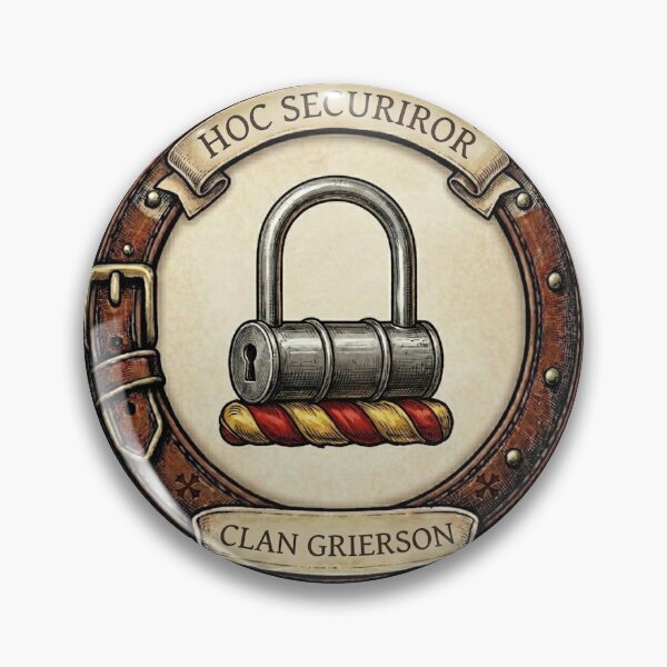 Item preview, Clan Grierson Crest designed and sold by BagTown Clans.