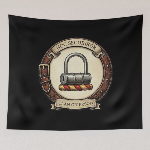 Item preview, Clan Grierson Crest designed and sold by BagTown Clans.