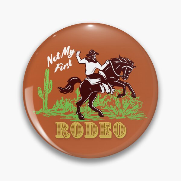 Item preview, Not My First Rodeo – Western Cowboy Graphic designed and sold by Pandemonium Art & Design.