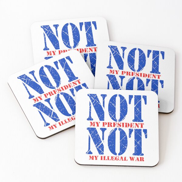 Item preview, Not My President Not My Illegal War Distressed designed and sold by EthosWear.