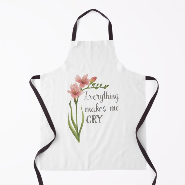 Item preview, Everything Makes Me Cry Pink Flowers designed and sold by NaughtyFlorals.