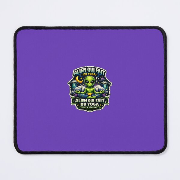 Item preview, Alien Sticker Doing Yoga designed and sold by VibeCraft-Studio.