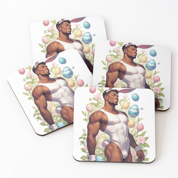 Item preview, Easter Hunky Bunny designed and sold by HunterWildeArt.