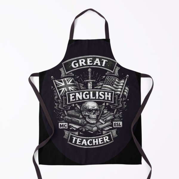 Item preview, Great English Teacher MC Patch – Biker Style ESL Teacher Shirt, Motorcycle Club Inspired Teacher Design designed and sold by Kiziorq.
