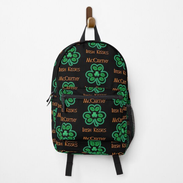Item preview, McCarthy Irish Kisses Clover Shamrocks Lips designed and sold by IrishPOD.