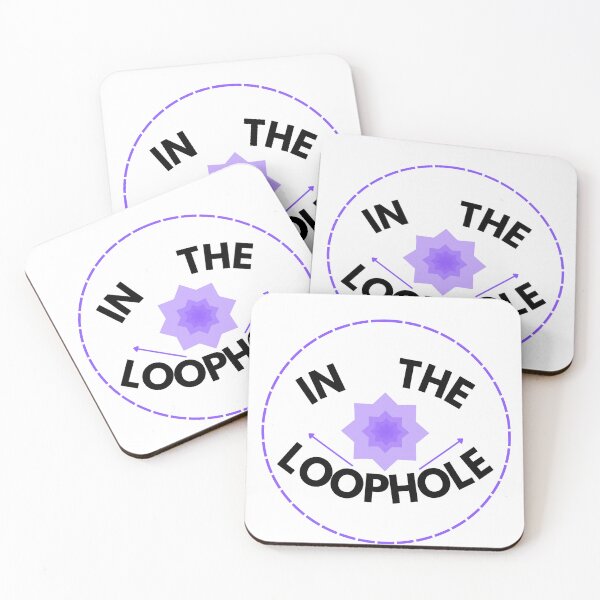 Item preview, In The Loophole Minimalist Corporate Irony Quote designed and sold by PureTypeStudio.