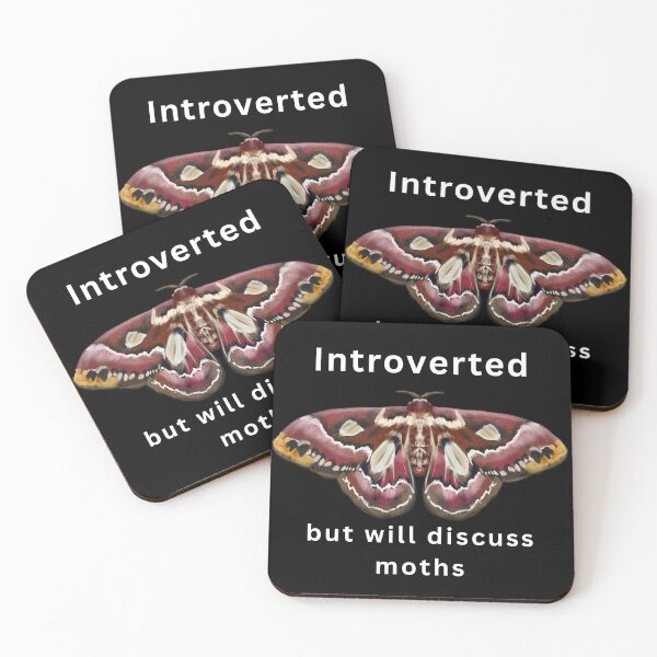 Item preview, Introverted but will discuss moths graphic designed and sold by halesyeahhh.