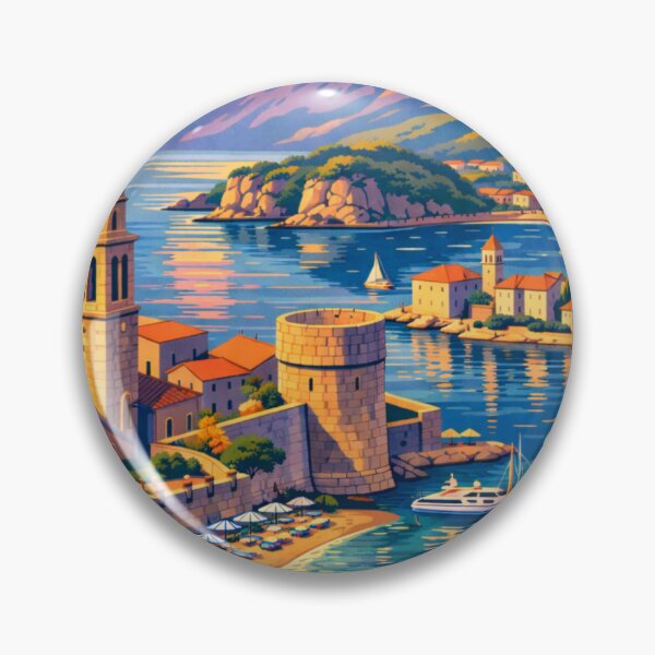 Item preview, Budva Montenegro Travel Poster designed and sold by MatthewHeights.