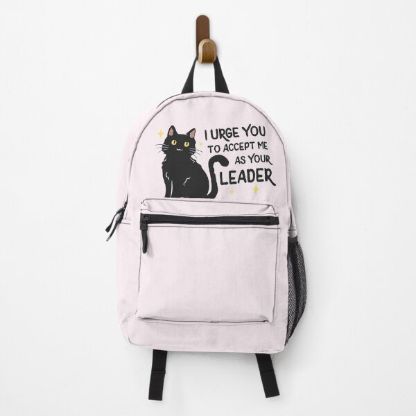Item preview, I urge you to accept me as your leader | Salem the cat quote designed and sold by MamSelle.