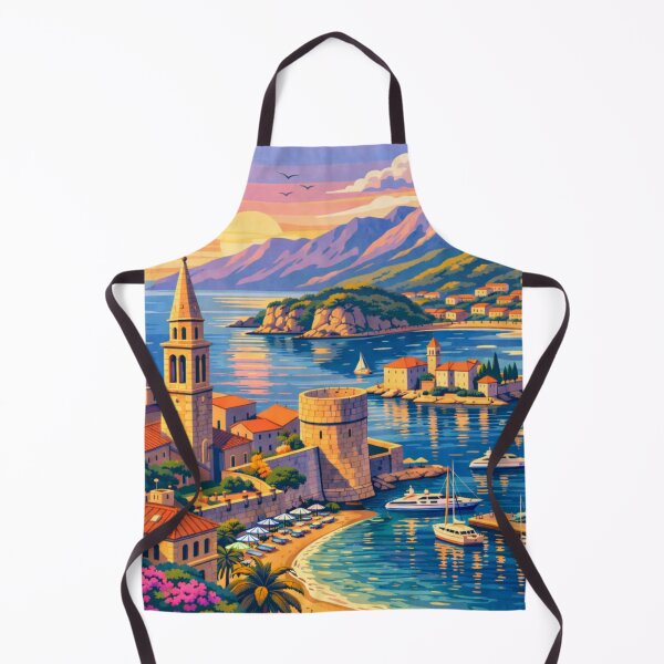 Item preview, Budva Montenegro Travel Poster designed and sold by MatthewHeights.