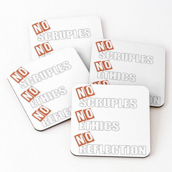 Item preview, No Scruples, No Ethics, No Reflection - I'm Evil! designed and sold by MSM Designs.