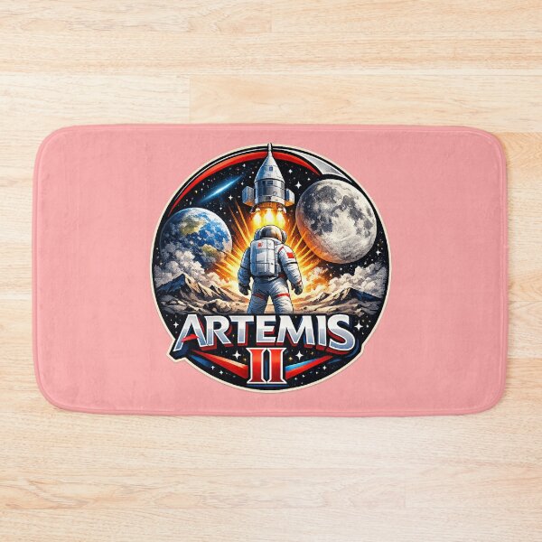 Item preview, Artemis II Mission Patch Astronaut Moon Exploration Design designed and sold by RedVista.