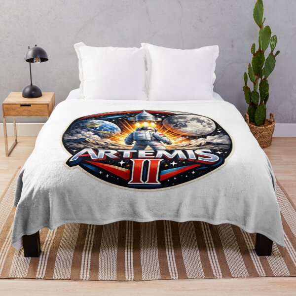 Item preview, Artemis II Mission Patch Astronaut Moon Exploration Design designed and sold by RedVista.