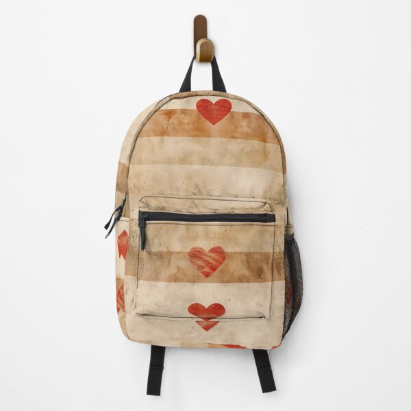 Item preview, Minimalist Heart Stripe Wall Art Neutral Abstract Love Print designed and sold by NarjaShop.