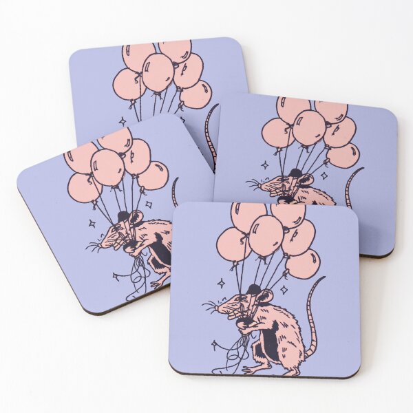 Item preview, Rat With Balloons designed and sold by DefNoiz.