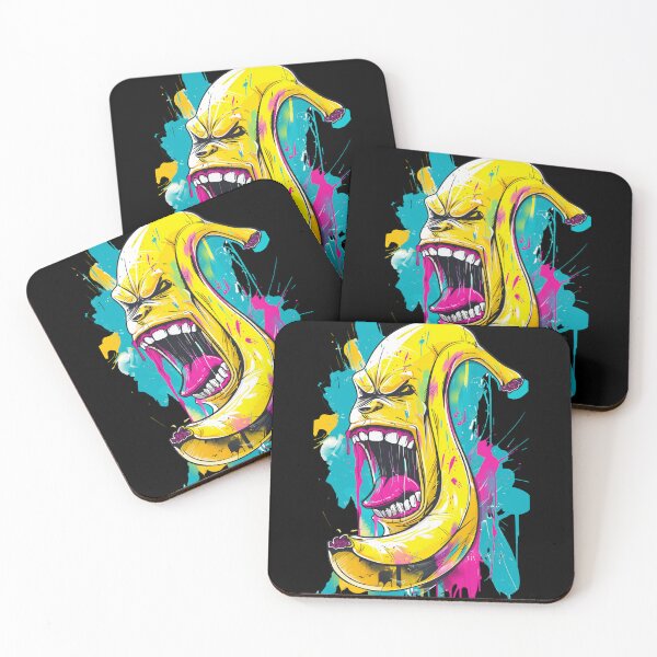 Item preview, Copy of Raging Monster Banana Neon Drip Street Art designed and sold by EhrenGeneration.