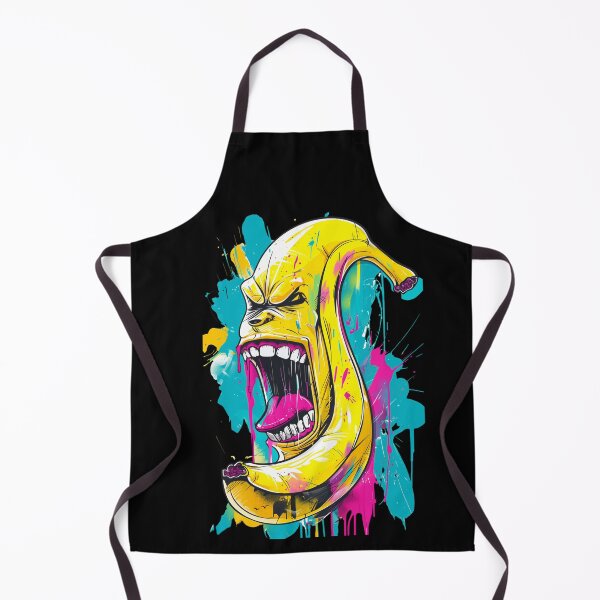 Item preview, Copy of Raging Monster Banana Neon Drip Street Art designed and sold by EhrenGeneration.