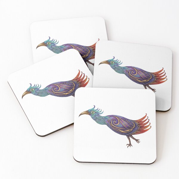 Item preview, Mystical Phoenix - Ornamental Bird Illustration designed and sold by Sanatsalstile.