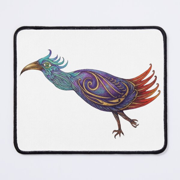 Item preview, Mystical Phoenix - Ornamental Bird Illustration designed and sold by Sanatsalstile.